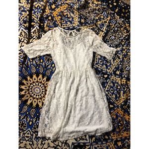 Beautiful lace long sleeve dress